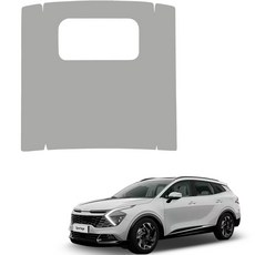 메이튼 스크래치 순정 컬러 가죽 2열 콘솔 뒷면 커버 SC, 그레이, 1개