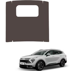 메이튼 스크래치 순정 컬러 가죽 2열 콘솔 뒷면 커버 SC, 초코브라운, 1개