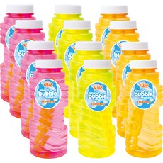 Kizus 泡泡補充液 235ml, 12個, 混合顏色