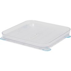 EASY&FREE Turnmate 旋轉託盤 冰箱用旋轉盤 正方形 透明, 1入, 1個