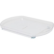 Easy&Free Turnmate 旋轉托盤 冰箱轉盤 寬透明, 1個, 透明