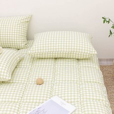 CHOUETTROOM 方格紋蓬鬆床墊套