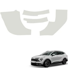 메이튼 스크래치 순정 컬러 가죽 카울 사이드 커버 SC, 스포티지 NQ5, 라이트그레이