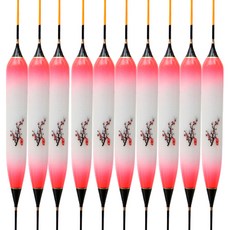 싸파 도도 유선 나노 핑크 매화찌 민물 낚시찌 40cm, 혼합색상, 10개