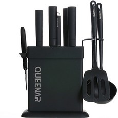 퀸나 반디엠파이어 블랙 에디션 칼블럭 & 키친툴, 1세트, 11종