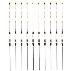 SAPA Dodo 奈米直式大物鯽魚淡水釣魚浮標 40cm, 混合顏色, 10個