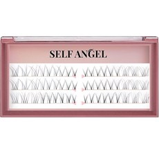 셀프천사 롱기둥 가닥 부분 연장 인조 속눈썹, 1개, 퓨어A