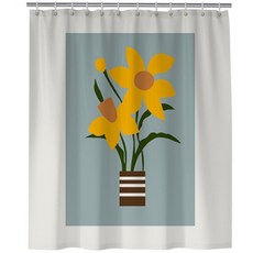 데이소이 아늑한 프레임 샤워커튼, 1개, N26