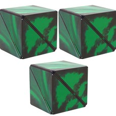 MONACO OLIVE 瞬時 3D空間方塊 3入, 綠色