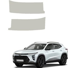 MAYTON 防刮 原廠顏色 皮革 後車廂門檻飾板 SC, 暖灰色, Chevrolet Trax Crossover