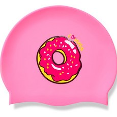 矽膠甜甜圈泳帽 JK-150C, 粉紅色
