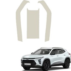 MAYTON 防刮原廠色皮革第二排中控台後蓋SC, 香草米色, Chevrolet Trax Crossover