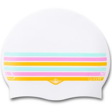 제이퀸 제이커스 스위트라이프 수영모자 JE2SWH012C, 화이트