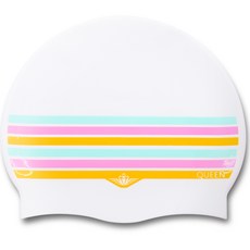 JQUEEN J-Cos甜蜜生活泳帽 JE2SWH012C, 白色