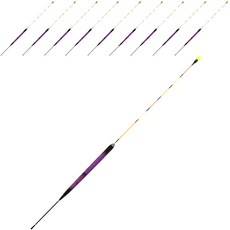 싸파 억달 보라 민물 낚시찌 40cm, 혼합색상, 10개