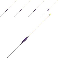 SAPA EokDal 流線型 藍紫色 淡水釣魚浮標 1號, 混色, 5個