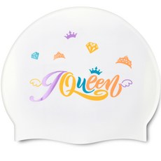 JQUEEN J-KUS Signature 泳帽 JF1SWH024C, 白色, 1個