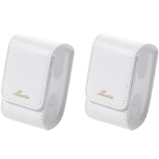 리카타 클래식 레더 볼케이스 D30302, 화이트, 2개