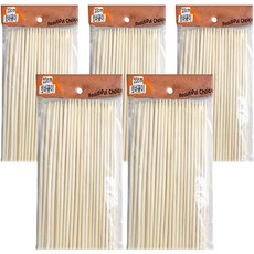 竹製熱狗籤 22cm, 100入, 5個