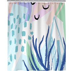 데이소이 아트 샤워커튼, N02, 1개