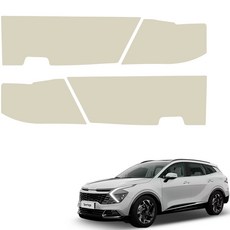 MAYTON 防刮原廠色皮革排檔側蓋 SC, 米色, 1個