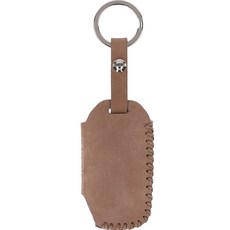 오시에나 뉴세미럭셔리 자동차 가죽 스마트키 키홀더, 베이지, 기아E(4버튼)