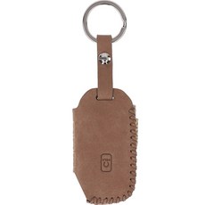 오시에나 뉴세미럭셔리 자동차 가죽 스마트키 키홀더, 베이지, 기아F(5버튼)