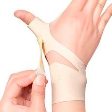 O2Medikal 2段式拇指手腕護具 膚色 CB-2211, 1個