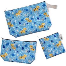 Dotomari斜紋防水多用途收納包3件組, 獅子