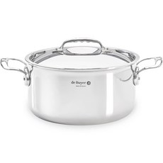 de Buyer 畢耶 5層複合不鏽鋼雙耳湯鍋 IH感應爐適用, 1個, 16cm