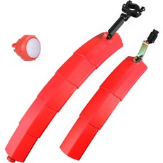 Ants 摺疊式擋水+擋泥板護板組, 紅色, 1套