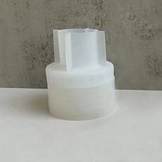 Home Flow 奢華手工蠟燭石膏盒矽膠模具, 單一顏色