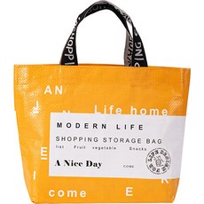 심플리앤 타포린백 장바구니 분리수거가방 S, 옐로우, 1개