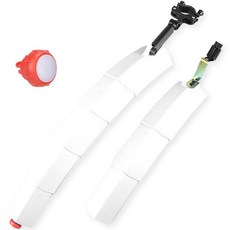 앤티스 접이식 물 + 흙받이 가드 세트, 화이트, 1세트