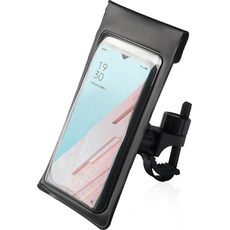 防水機車手機支架, 黑色, 單一商品