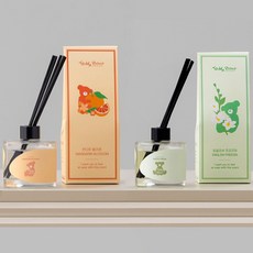 테디베어 TR 디퓨저 180ml x 2종 + 스틱 10p 세트, 만다린 블라썸, 잉글리시 프리지아, 1개