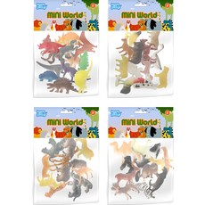 happyplay 迷你世界 合金車 12件 x 4款組合, 混合色, 1個