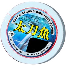 가와세미 태도어 갈치 라인 낚시 경심 원줄, 핑크, 1개