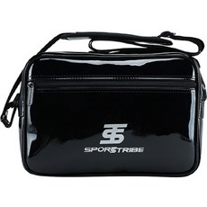 SPORTSTRIBE 漆皮手拿包, 1個, 黑色
