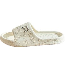 데이소이 커플 큐티츄 엠보 논슬립 욕실 실내화, 05 화이트, 1개