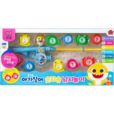 Daeyoung Toys 碰碰狐 鯊魚寶寶 數字歌 釣魚遊戲, 混合顏色