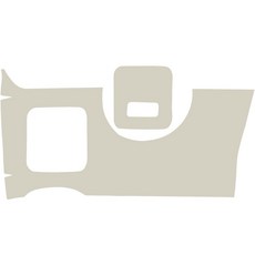 메이튼 순정 컬러 가죽 핸들하단 스크래치 커버, 현대 스포티지 NQ5, 바닐라베이지