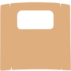 메이튼 스크래치 순정 컬러 가죽 2열 콘솔 뒷면 커버 SC, 새들브라운, 1개