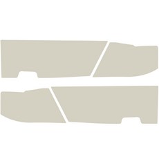 메이튼 스크래치 순정 컬러 가죽 기어사이드 커버 SC, 바닐라베이지, 1세트