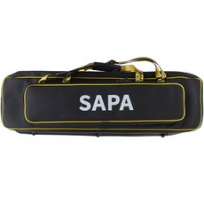 SAPA 淡水特5段釣魚包, 黑色, 1個