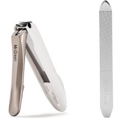 MR.GREEN 指甲刀+指甲銼刀組 MR1217-P, 不鏽, 1組