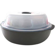 VISVIVA 微波爐蒸鍋蓋型 L號, 灰色的, 1個