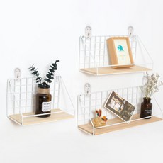 Mabel In Home 室內空間收納層架3件組, 白色, 1層