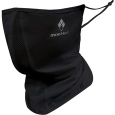 mont-bell 男用 Aqua Wire 口罩 MB-M03, 黑色