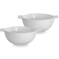 ROSLYN 雙耳圓碗, 2個, 單一顏色